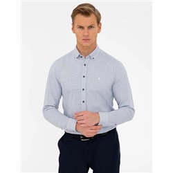 Siyah Slim Fit Uzun Kollu Gömlek