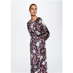 Vestido estampado flores -  Mujer | MANGO OUTLET España