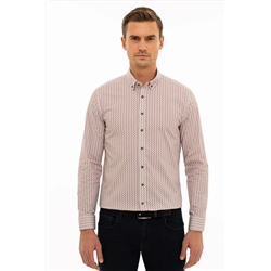 Pierre Cardin Turuncu Slim Fit Gömlek G021SZ004.000.1153635