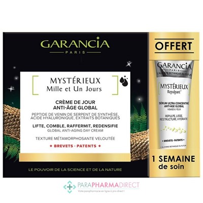 Garancia Mystérieux Mille et Un Jours Crème de Jour Anti-Age Global + 1 soin OFFERT 5ml