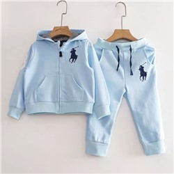 Детский костюм толстовка на молнии + штаны в стиле U.S Polo ASSN
