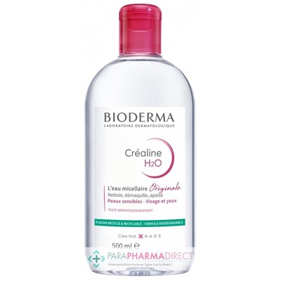 Bioderma Créaline H2O - L'Eau Micellaire Originale 500 ml