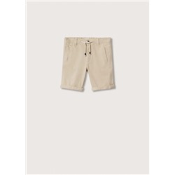 Bermudas algodón cordón -  Niño | MANGO OUTLET España