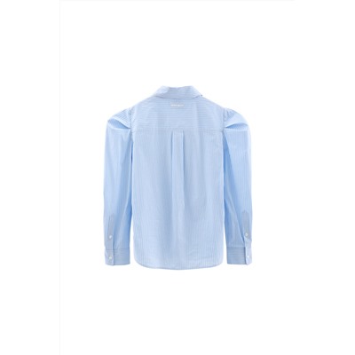 Camisa de rayas Celeste y blanco