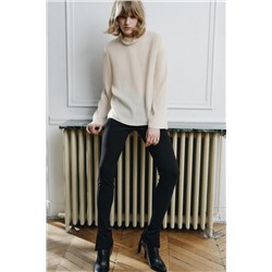 ZW COLLECTION SEMI-SHEER CREASED-EFFECT BLOUSE