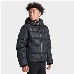 BOYS' SUPPLY & DEMAND SABER ALLOVER PRINT PUFFER JACKET
