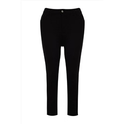 Trendyol Curve Siyah Yüksek Bel Solmayan Siyah Esnek Skinny Jeans TBBSS23CJ00037
