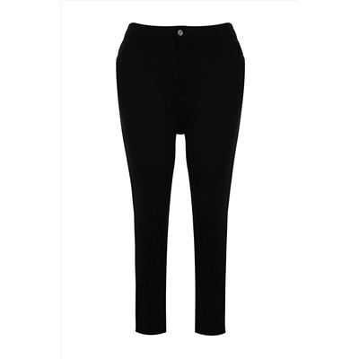 Trendyol Curve Siyah Yüksek Bel Solmayan Siyah Esnek Skinny Jeans TBBSS23CJ00037