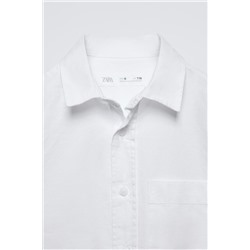 TEXTURED SHIRT WITH POCKET