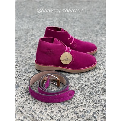 AB.Z. SAFARY MAGENTA+Ab.Zapatos Pelle cinturon (140) Magenta АКЦИЯ
