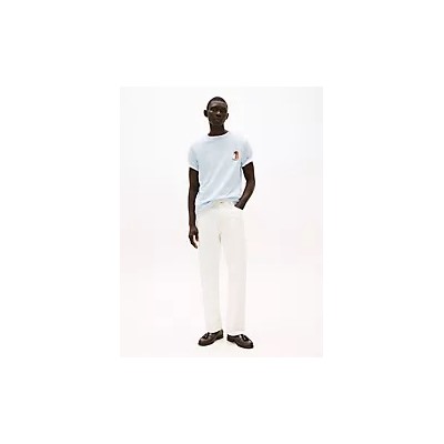 Palm Tree Logo Slub Cotton T-Shirt