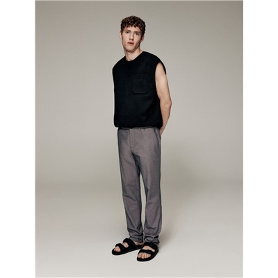 Chinohose mit Slim-Fit
