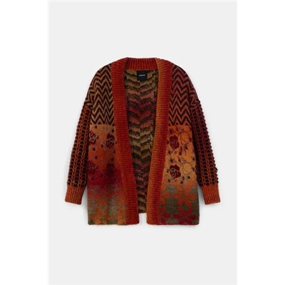 Chaqueta punto boho