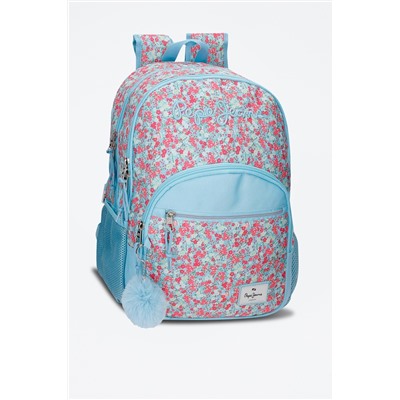 Mochila inteligente Aide Celeste y rosa
