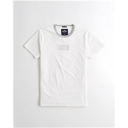 Embroidered Logo Graphic Tee
