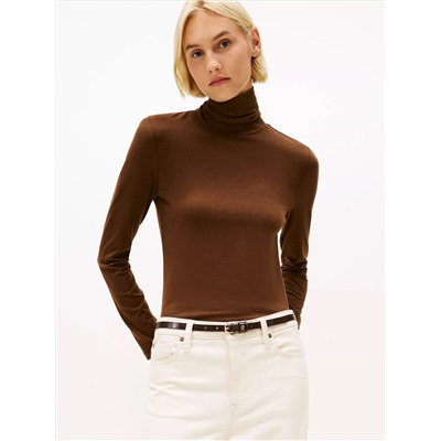 Long-Sleeve Turtleneck T-Shirt