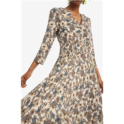 Vestido boho de bajo asimétrico