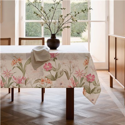 Tischdecke Blume - mehrfarbig - mehrere Größen verfügbar