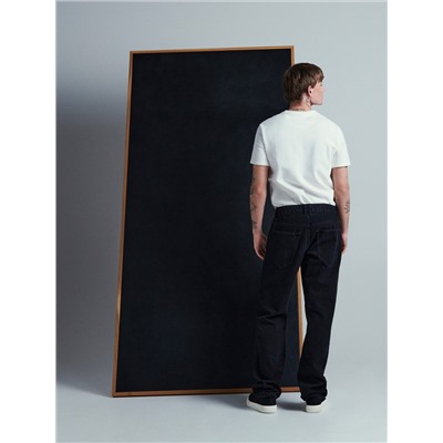 Jeans im Baggy-Fit mit weitem Bein