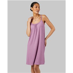 WOMEN'S SOFT RIB FLOWY BRA DRESS