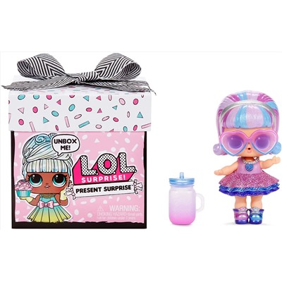 L.O.L. Surprise! Present Surprise Doll with 8 Surprises