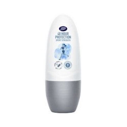 BOOTS 48 HR PROTECTION SPORT STRENGTH 50 ML / РОЛИКОВЫЙ ДЕЗОДОРАНТ «СПОРТ И СИЛА» 48 ЧАСОВ ЗАЩИТЫ ОТ BOOTS 50 МЛ