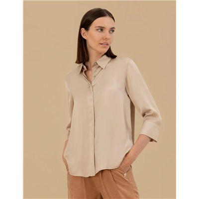 Kum Comfort Fit Uzun Kollu Gömlek