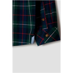 Camisa Azul marino y verde oscuro