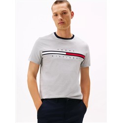 Embroidered Flag Logo T-Shirt