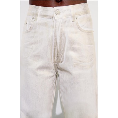TRF MID-RISE LOOSE FOIL JEANS