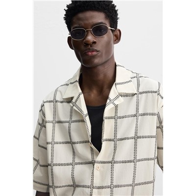 CAMISA BORDADO CUADROS