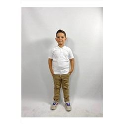 BLUEMOOR Kısa Kollu Polo Yaka Okul T-shirt 00918