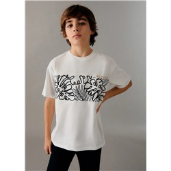 Camiseta algodón estampada -  Niño | MANGO OUTLET España