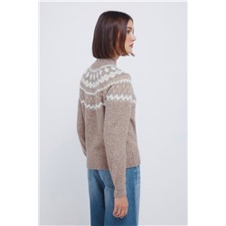 Jersey cenefa jacquard pelo