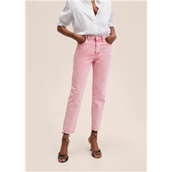 Vaqueros mom tiro alto -  Mujer | MANGO OUTLET Melilla
