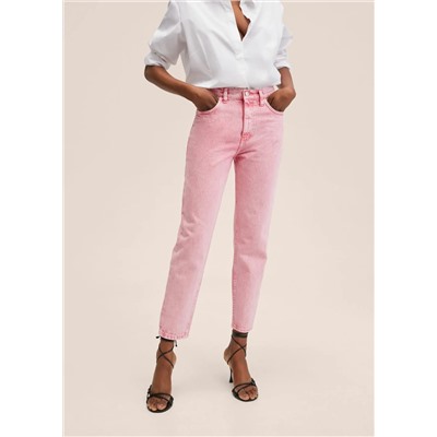 Vaqueros mom tiro alto -  Mujer | MANGO OUTLET Melilla