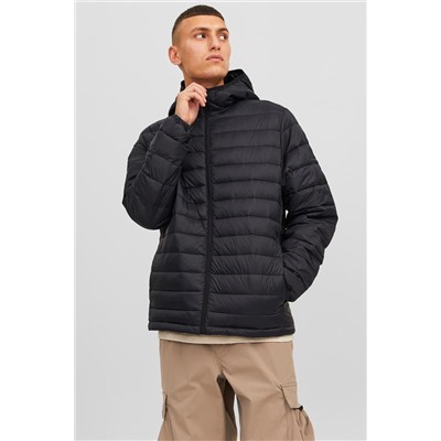 Anorak con capucha Negro