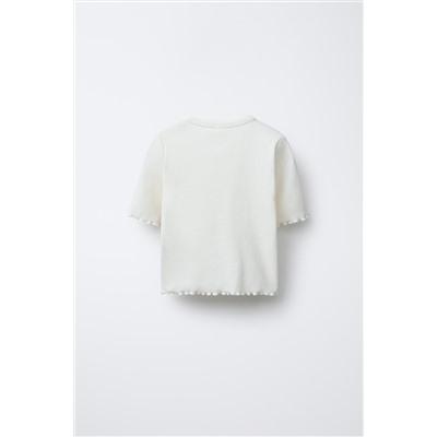 CAMISETA RIB ABALORIOS