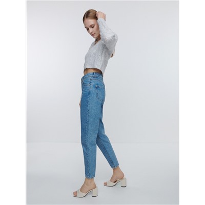 Fit Mom Jeans Im Used-Look