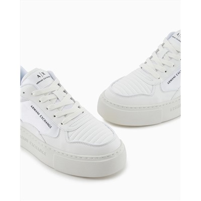HIGH-SOLED SNEAKERS WITH NAMING LOGO