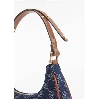 Bolso hombro jacquard