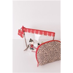 Pack 2 neceseres animal print y Snoopy