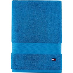 TOMMY HILFIGER Modern American Solid Cotton Bath Towel, 30" x 54"