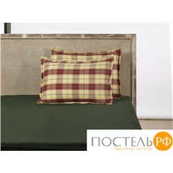 Наволочка декоративная LYNN 100 % хлопок, "тартан" (шотландка) light gold (светло-жёлтый) 50х70 (1 шт.) CASUAL AVENUE / Lappartement