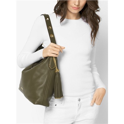 MICHAEL MICHAEL KORS Brooklyn Large Leather Shoulder Bag