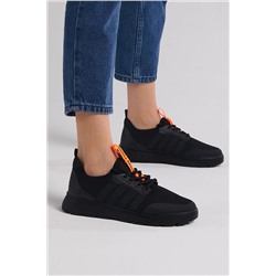 Tonny Black Unisex Siyah Triko Spor Ayakkabı TBA12