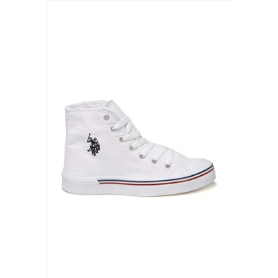 U.S. Polo Assn. PENELOPE HIGH 1FX Beyaz Kadın Havuz Taban Sneaker 100910633