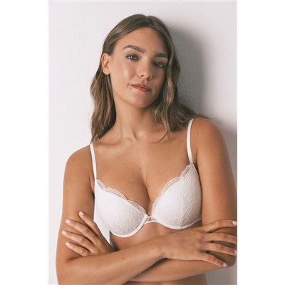 Sujetador GORGEOUS efecto push up blanco