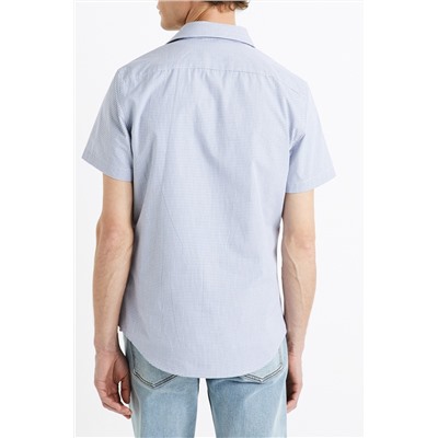 Camisa slim fit - Azul