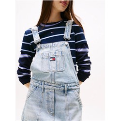 Tommy Jeans Faded Denim Overall Dress